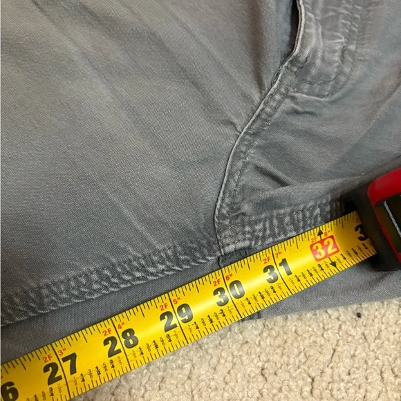 Faded Distressed Vintage Carhartt B151 FAT Fatigue Grey Carpenter Pants 36x30 - Picture 10 of 10